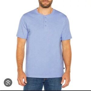Gap short sleeve slub henley shirt